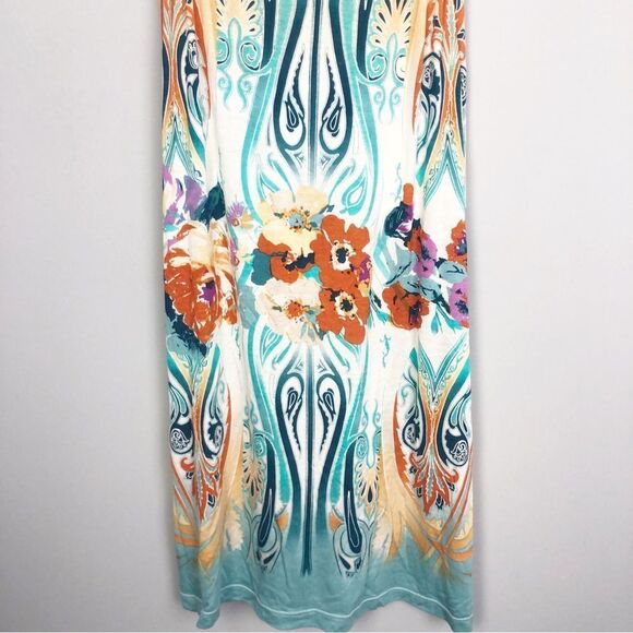 FREE PEOPLE | NEW Psychedelic Braided Strap Noveau Tunic Tank/Dress Women’s M - Picture 5 of 10